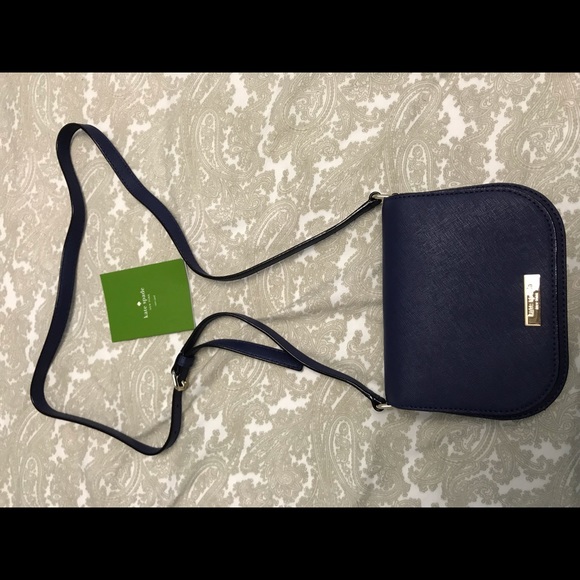 Kate Spade royal blue cross body bag - Picture 4 of 4
